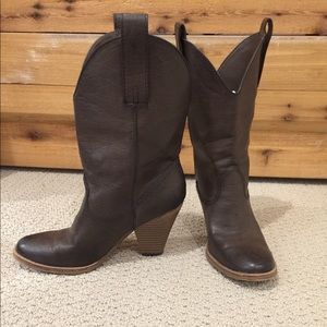 Madden Girl Snappiee Cowboy Boots - 6